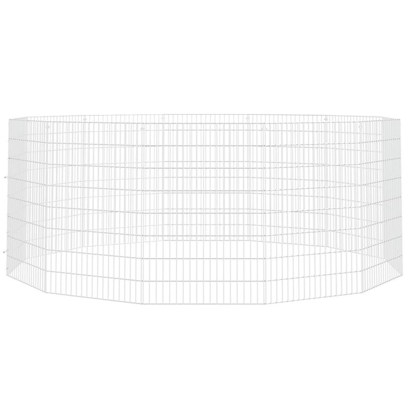 Petshop - Accesorii petshop - Culcusuri si custi - Custi interior si exterior - Cusca pentru iepuri, 12 panouri, 54x80 cm, fier galvanizat - Infinity.ro