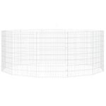 Petshop - Accesorii petshop - Culcusuri si custi - Custi interior si exterior - Cusca pentru iepuri, 12 panouri, 54x80 cm, fier galvanizat - Infinity.ro