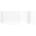 Petshop - Accesorii petshop - Culcusuri si custi - Custi interior si exterior - Cusca pentru iepuri, 12 panouri, 54x80 cm, fier galvanizat - Infinity.ro