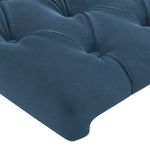Casa si Gradina - Mobilier - Paturi si accesorii - Accesorii paturi - Tablii de pat, 4 buc, albastru inchis, 100x7x78/88 cm, catifea - Infinity.ro