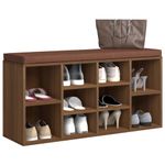 Casa si Gradina - Mobilier - Canapele si coltare - Banchete - Banca pentru pantofi stejar maro 103x30x48 cm lemn prelucrat - Infinity.ro