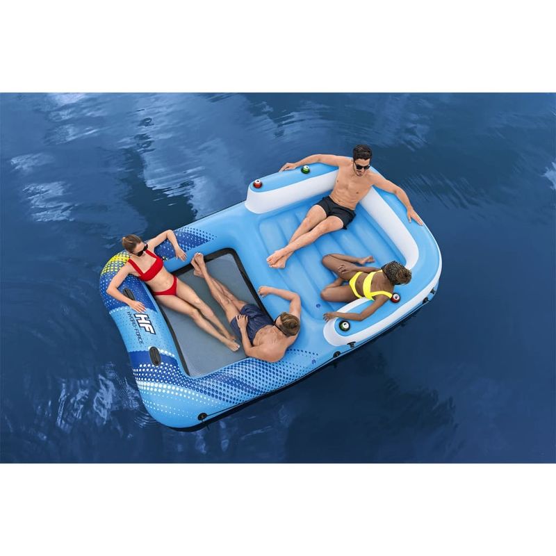 Jucarii, Copii si Bebe - Jucarii si jocuri - Jucarii de exterior - Saltele si mingi pentru plaja - Bestway Insula plutitoare Hydro Force, 305x186x58 cm - Infinity.ro