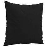 Casa si Gradina - Textile si covoare - Perne si pilote - Perne decorative - Perne decorative, 2 buc., negru, 40x40 cm, microfibra - Infinity.ro