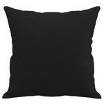 Casa si Gradina - Textile si covoare - Perne si pilote - Perne decorative - Perne decorative, 2 buc., negru, 40x40 cm, microfibra - Infinity.ro