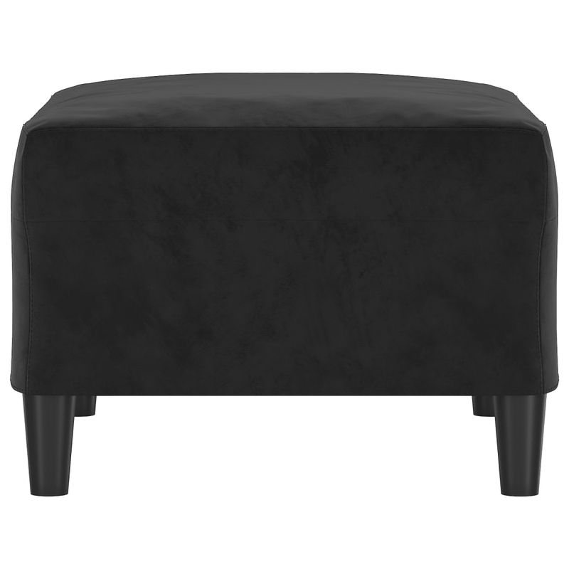Casa si Gradina - Mobilier - Scaune si fotolii - Tabureti - Taburet, negru, 70x55x41 cm, catifea - Infinity.ro