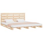 Casa si Gradina - Mobilier - Paturi si accesorii - Paturi - Cadru de pat Super King 6FT, 180x200 cm, lemn masiv de pin - Infinity.ro