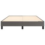 Casa si Gradina - Mobilier - Paturi si accesorii - Paturi - Cadru de pat box spring, gri, 140x200 cm, piele ecologica - Infinity.ro