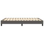 Casa si Gradina - Mobilier - Paturi si accesorii - Paturi - Cadru de pat box spring, gri, 140x200 cm, piele ecologica - Infinity.ro