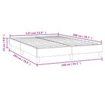 Casa si Gradina - Mobilier - Paturi si accesorii - Paturi - Cadru de pat box spring, gri, 140x200 cm, piele ecologica - Infinity.ro