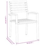Casa si Gradina - Gradina si terasa - Mobilier exterior - Seturi mobila gradina - Set mobilier de gradina, 7 piese, lemn masiv de acacia si metal - Infinity.ro