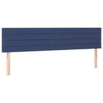 Casa si Gradina - Mobilier - Paturi si accesorii - Paturi - Pat continental cu saltea, albastru, 160x200cm, material textil - Infinity.ro