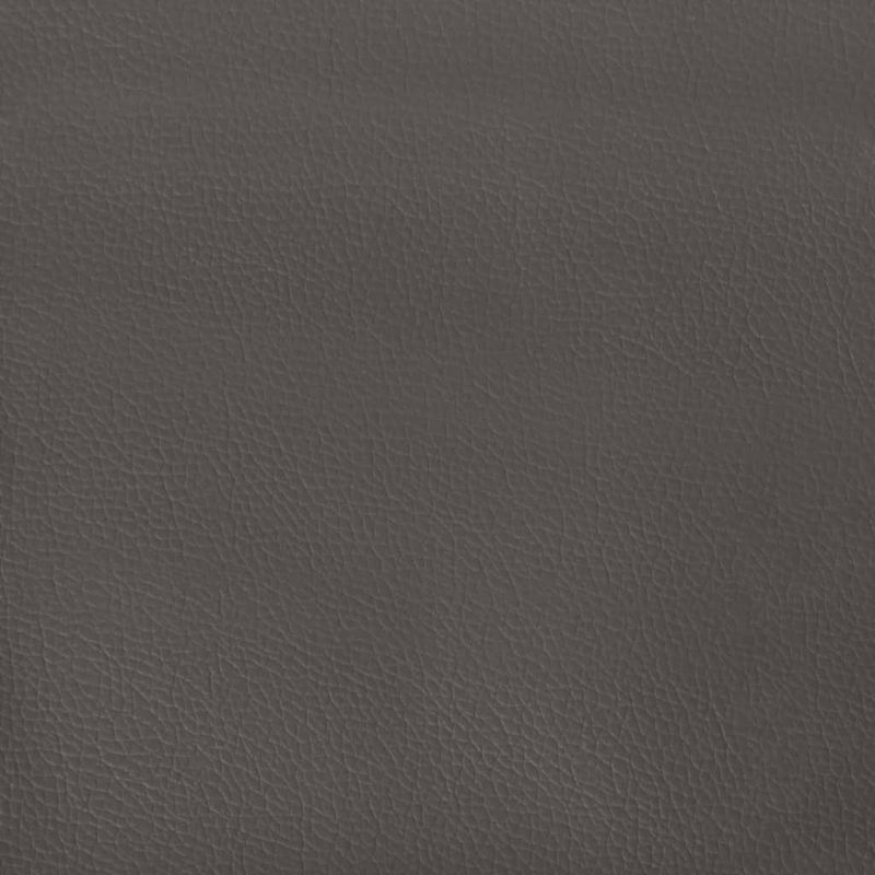 Casa si Gradina - Mobilier - Paturi si accesorii - Paturi - Pat box spring cu saltea, gri, 160x200 cm, piele ecologica - Infinity.ro