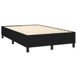 Casa si Gradina - Mobilier - Paturi si accesorii - Paturi - Pat box spring cu saltea, negru, 120x200 cm, textil - Infinity.ro