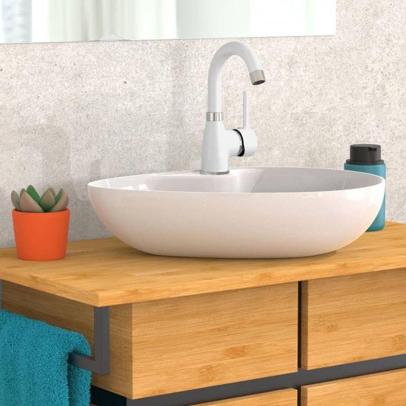 Casa si Gradina - Sanitare - Instalatii hidro - Robineti - EISL Baterie lavoar FUTURA, alb-crom - Infinity.ro