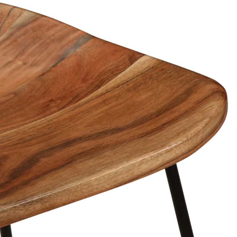 Casa si Gradina - Mobilier - Scaune si fotolii - Scaune - Scaune de bar, 2 buc., lemn masiv de acacia - Infinity.ro