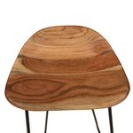 Casa si Gradina - Mobilier - Scaune si fotolii - Scaune - Scaune de bar, 2 buc., lemn masiv de acacia - Infinity.ro
