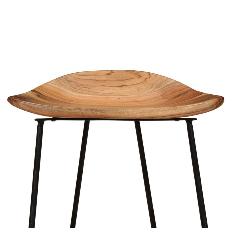 Casa si Gradina - Mobilier - Scaune si fotolii - Scaune - Scaune de bar, 2 buc., lemn masiv de acacia - Infinity.ro