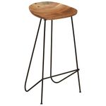 Casa si Gradina - Mobilier - Scaune si fotolii - Scaune - Scaune de bar, 2 buc., lemn masiv de acacia - Infinity.ro