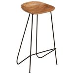 Casa si Gradina - Mobilier - Scaune si fotolii - Scaune - Scaune de bar, 2 buc., lemn masiv de acacia - Infinity.ro