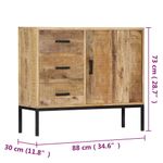 Casa si Gradina - Mobilier - Comode si corpuri - Comode - Servanta, 88x30x73 cm, lemn masiv de mango - Infinity.ro