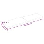 Casa si Gradina - Mobilier - Biblioteci si rafturi - Rafturi - Polita de perete, 220x60x(2-6)cm, lemn masiv de stejar netratat - Infinity.ro