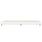 Casa si Gradina - Mobilier - Paturi si accesorii - Paturi - Cadru de pat, alb extralucios, 140x190 cm, lemn prelucrat - Infinity.ro