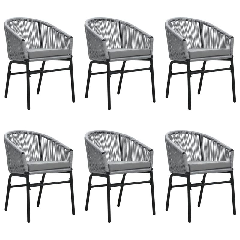Casa si Gradina - Gradina si terasa - Mobilier exterior - Seturi mobila gradina - Set mobilier de gradina, 7 piese, gri - Infinity.ro