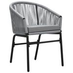 Casa si Gradina - Gradina si terasa - Mobilier exterior - Seturi mobila gradina - Set mobilier de gradina, 7 piese, gri - Infinity.ro