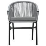 Casa si Gradina - Gradina si terasa - Mobilier exterior - Seturi mobila gradina - Set mobilier de gradina, 7 piese, gri - Infinity.ro