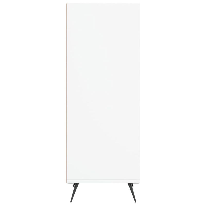 Casa si Gradina - Mobilier - Comode si corpuri - Comode - Dulap cu rafturi, alb, 34,5x32,5x90 cm, lemn compozit - Infinity.ro