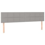 Casa si Gradina - Mobilier - Paturi si accesorii - Paturi - Pat cu arcuri, saltea si LED, gri deschis, 180x200 cm, textil - Infinity.ro