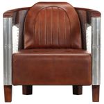 Casa si Gradina - Mobilier - Scaune si fotolii - Fotolii - Fotoliu aviator, maro, piele naturala - Infinity.ro