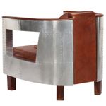 Casa si Gradina - Mobilier - Scaune si fotolii - Fotolii - Fotoliu aviator, maro, piele naturala - Infinity.ro