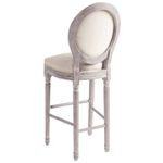 Casa si Gradina - Mobilier - Scaune si fotolii - Scaune - Scaune de bar, 2 buc., alb, panza - Infinity.ro
