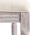 Casa si Gradina - Mobilier - Scaune si fotolii - Scaune - Scaune de bar, 2 buc., alb, panza - Infinity.ro