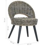 Casa si Gradina - Mobilier - Scaune si fotolii - Fotolii - Fotoliu, negru, ratan kubu - Infinity.ro