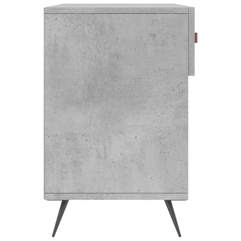 Casa si Gradina - Mobilier - Organizare si depozitare - Organizator incaltaminte - Bancheta pantofar, gri beton, 102x35x55 cm, lemn prelucrat - Infinity.ro