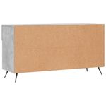 Casa si Gradina - Mobilier - Organizare si depozitare - Organizator incaltaminte - Bancheta pantofar, gri beton, 102x35x55 cm, lemn prelucrat - Infinity.ro