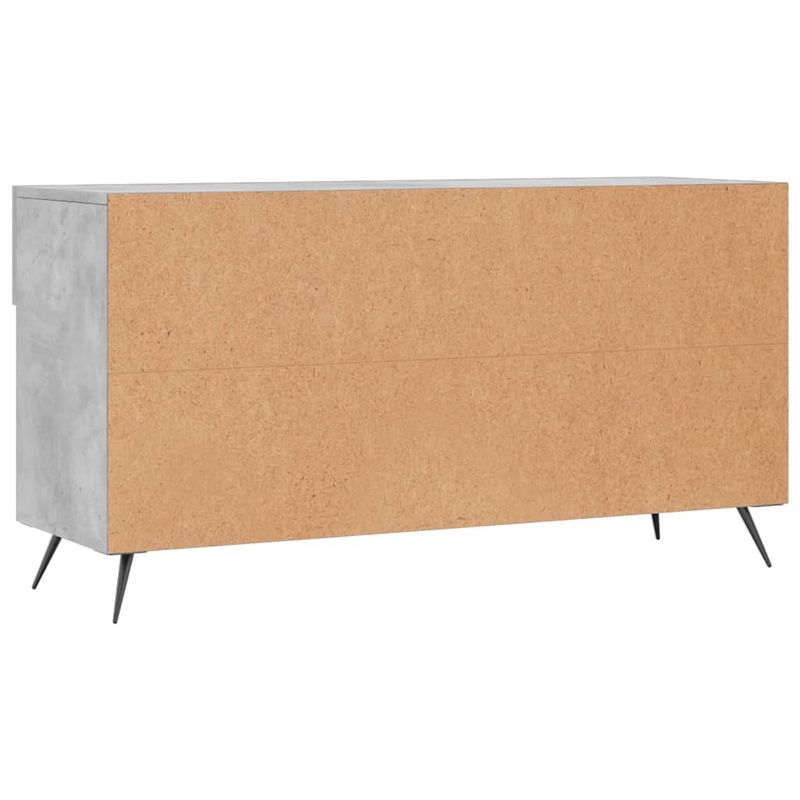 Casa si Gradina - Mobilier - Organizare si depozitare - Organizator incaltaminte - Bancheta pantofar, gri beton, 102x35x55 cm, lemn prelucrat - Infinity.ro