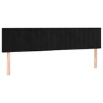 Casa si Gradina - Mobilier - Paturi si accesorii - Paturi - Pat box spring cu saltea, negru, 160x200 cm, catifea - Infinity.ro