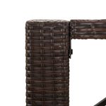 Casa si Gradina - Gradina si terasa - Mobilier exterior - Seturi mobila gradina - Set de bar pentru gradina cu perne, 7 piese, maro, poliratan - Infinity.ro