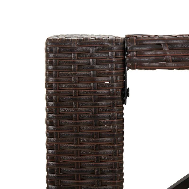 Casa si Gradina - Gradina si terasa - Mobilier exterior - Seturi mobila gradina - Set de bar pentru gradina cu perne, 7 piese, maro, poliratan - Infinity.ro