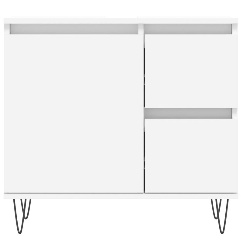 Casa si Gradina - Mobilier - Mobilier baie - Comode baie - Comoda de baie, alb, 65x33x60 cm, lemn prelucrat - Infinity.ro