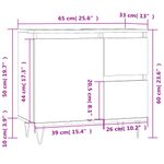Casa si Gradina - Mobilier - Mobilier baie - Comode baie - Comoda de baie, alb, 65x33x60 cm, lemn prelucrat - Infinity.ro