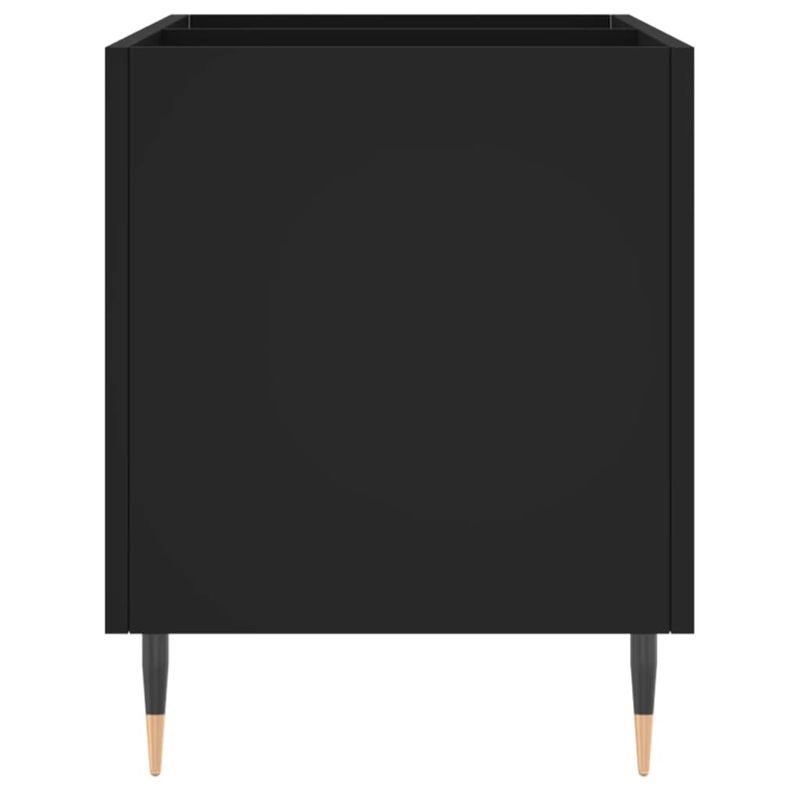 Casa si Gradina - Mobilier - Dulapuri si sifoniere - Dulapuri - Dulap pentru discuri, negru, 74,5x38x48 cm, lemn prelucrat - Infinity.ro