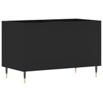 Casa si Gradina - Mobilier - Dulapuri si sifoniere - Dulapuri - Dulap pentru discuri, negru, 74,5x38x48 cm, lemn prelucrat - Infinity.ro