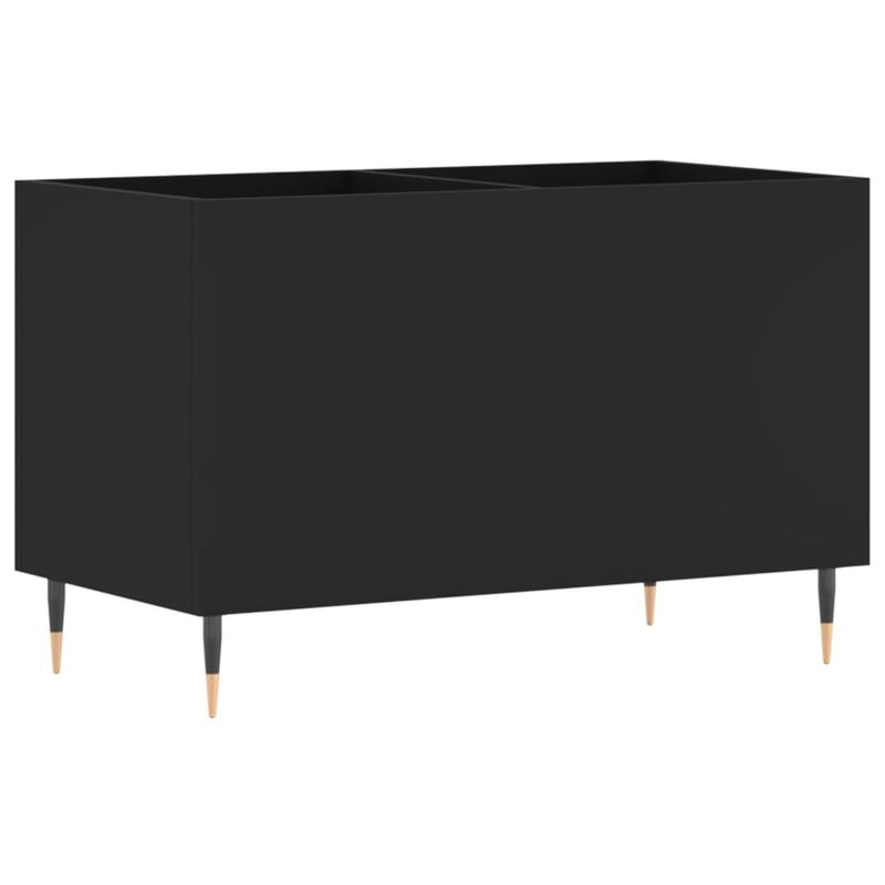 Casa si Gradina - Mobilier - Dulapuri si sifoniere - Dulapuri - Dulap pentru discuri, negru, 74,5x38x48 cm, lemn prelucrat - Infinity.ro