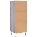 Casa si Gradina - Mobilier - Organizare si depozitare - Organizator incaltaminte - Pantofar, gri sonoma, 40x36x105 cm, lemn prelucrat - Infinity.ro