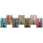 Casa si Gradina - Mobilier - Organizare si depozitare - Cuiere - Cuier cu 7 carlige, lemn masiv reciclat - Infinity.ro