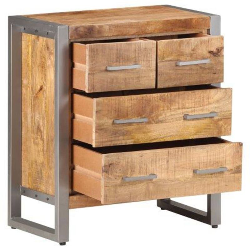 Casa si Gradina - Mobilier - Comode si corpuri - Comode - Servanta, 60x35x70 cm, lemn de mango nefinisat - Infinity.ro